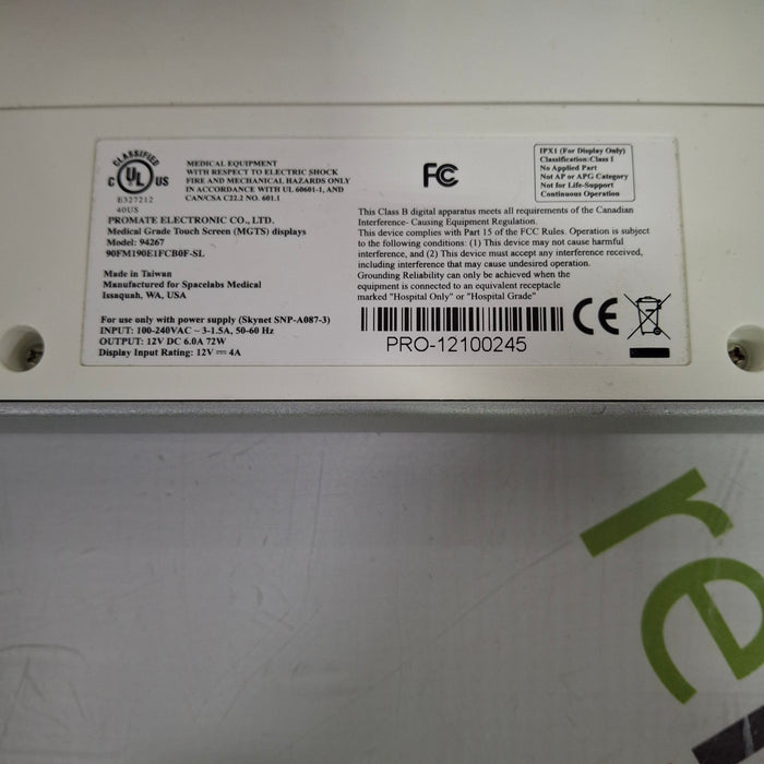 Spacelabs Healthcare 94267 Flat Panel Patient Monitor