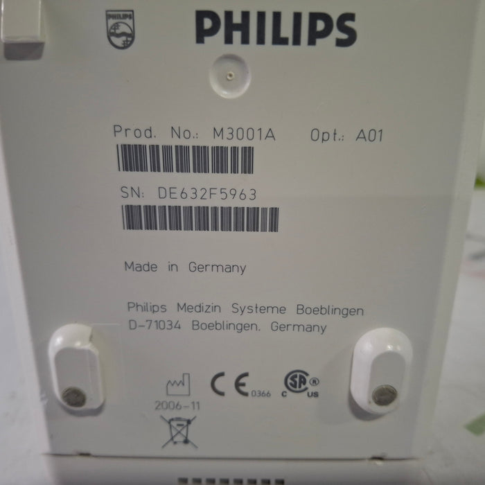 Philips M3001A-A01 Fast SpO2, NIBP, ECG MMS Module