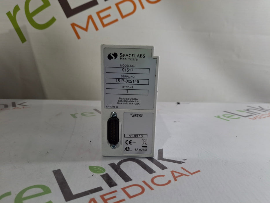 Spacelabs Healthcare Ultraview SL 91517 Multigas Analyzer