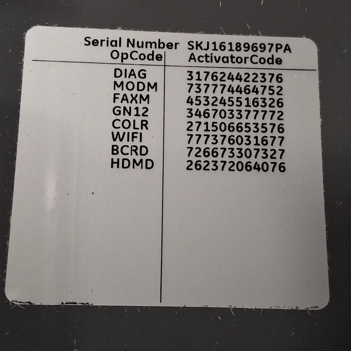 GE Healthcare MAC 5500 HD ECG without CAM Module