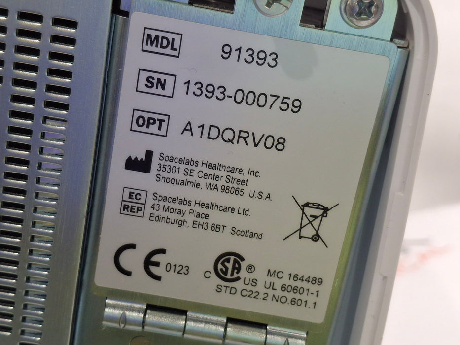 Spacelabs Healthcare Xprezzon Patient Monitor