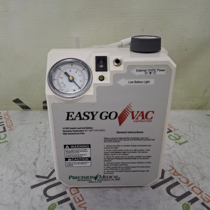 Precision Medical Easy Go Vac PM65 Aspirator