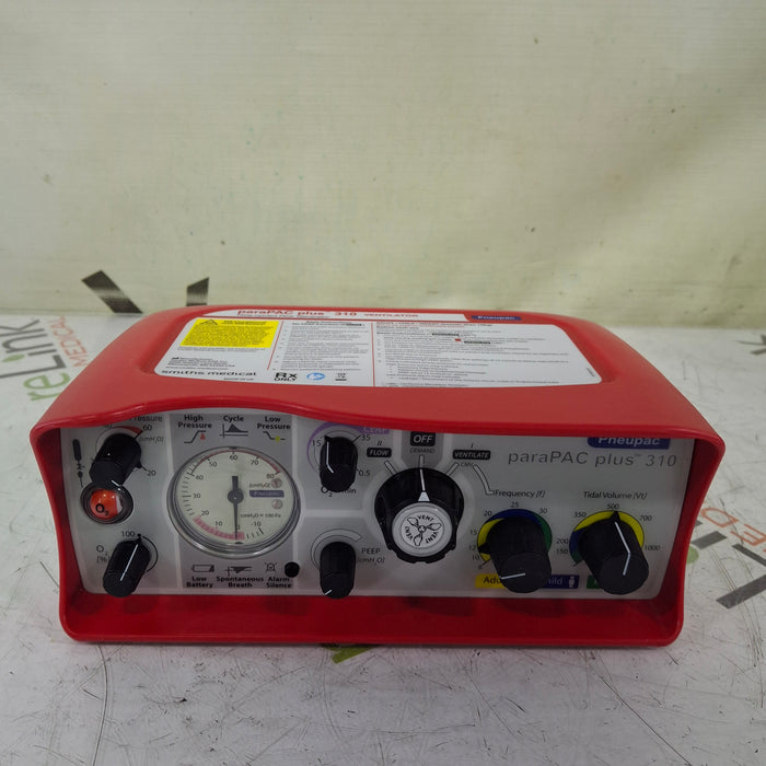 Smiths Medical Pneupac ParaPAC Plus 310 Ventilator