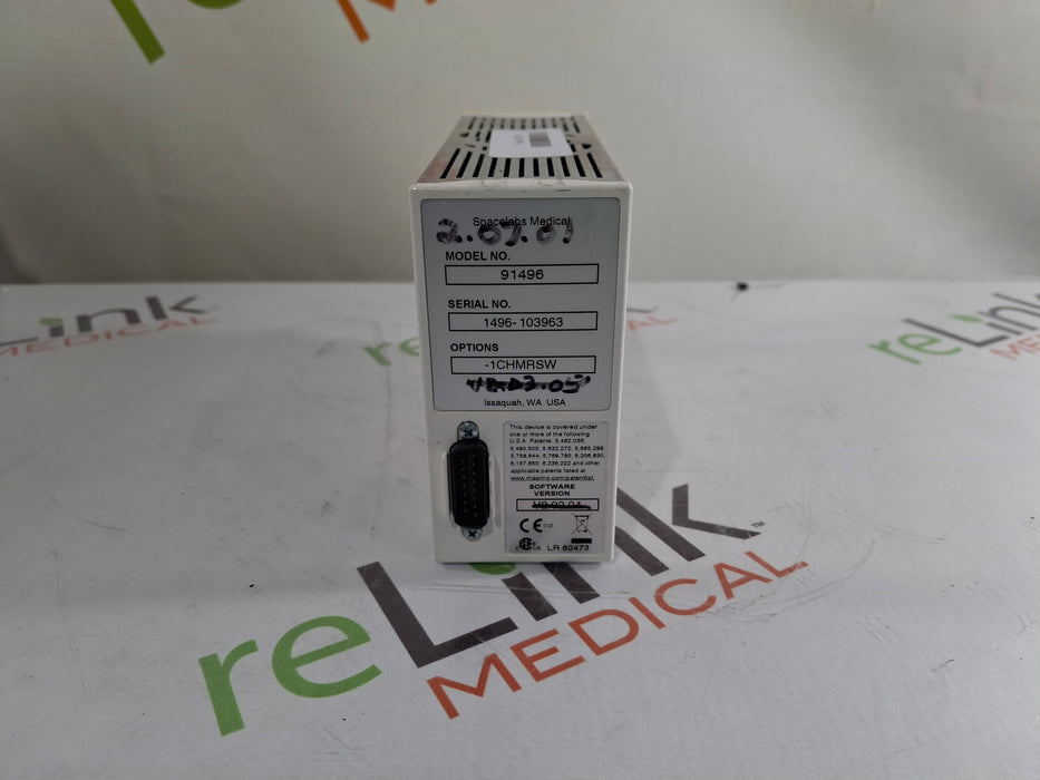 Spacelabs Healthcare Spacelabs Healthcare 91496 Multiparameter Module Patient Monitors reLink Online