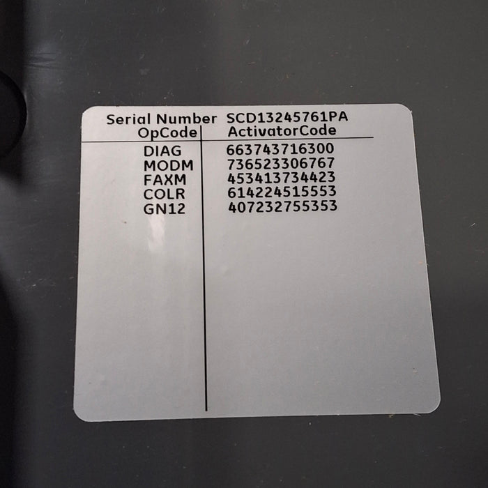 GE Healthcare MAC 5500 ECG without CAM Module