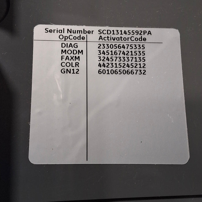 GE Healthcare MAC 5500 ECG without CAM Module