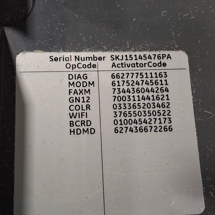 GE Healthcare MAC 5500 HD ECG without CAM Module