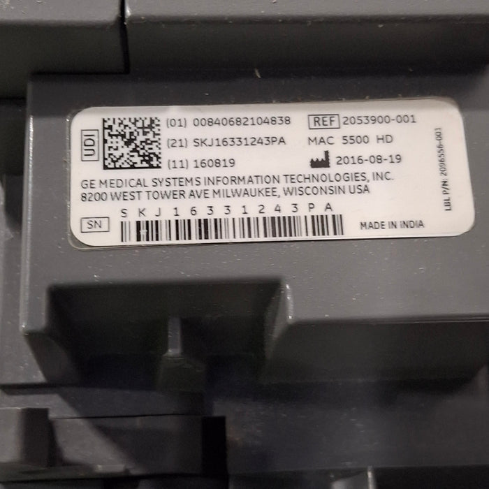 GE Healthcare MAC 5500 HD ECG without CAM Module