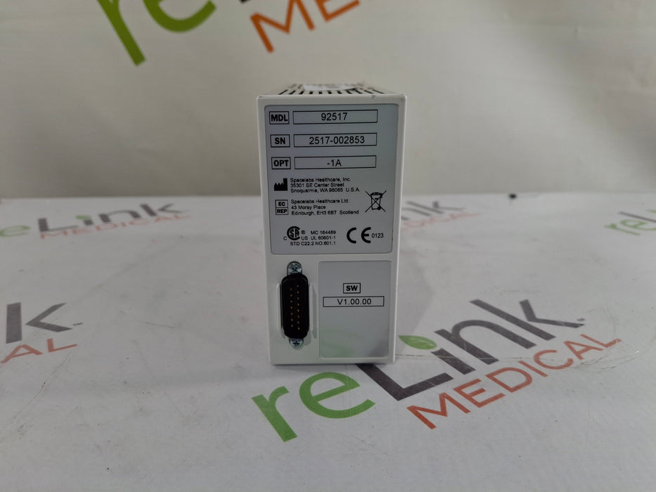 Spacelabs Healthcare 92517 Opt 1A Capnography Module