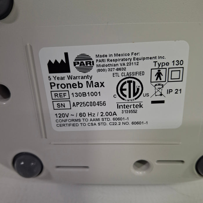 Pari ProNeb Max Nebulizer