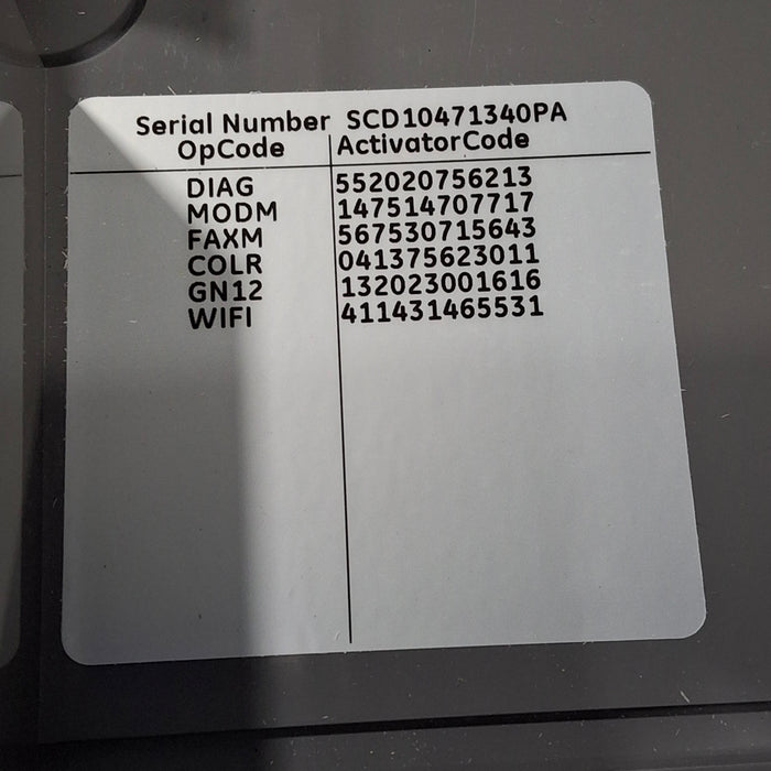 GE Healthcare MAC 5500 ECG without CAM Module