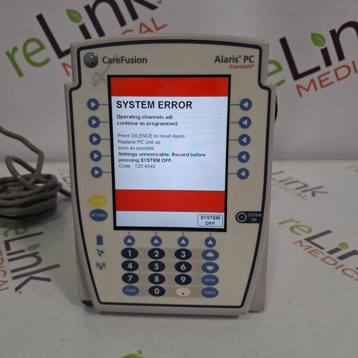 CareFusion Alaris 8015 Large Screen POC Infusion Pump