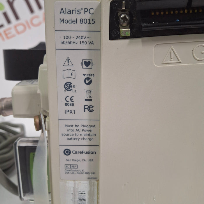 CareFusion Alaris 8015 Large Screen POC Infusion Pump