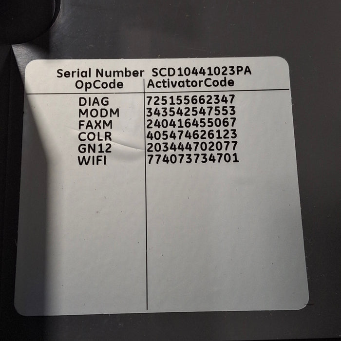 GE Healthcare MAC 5500 ECG without CAM Module