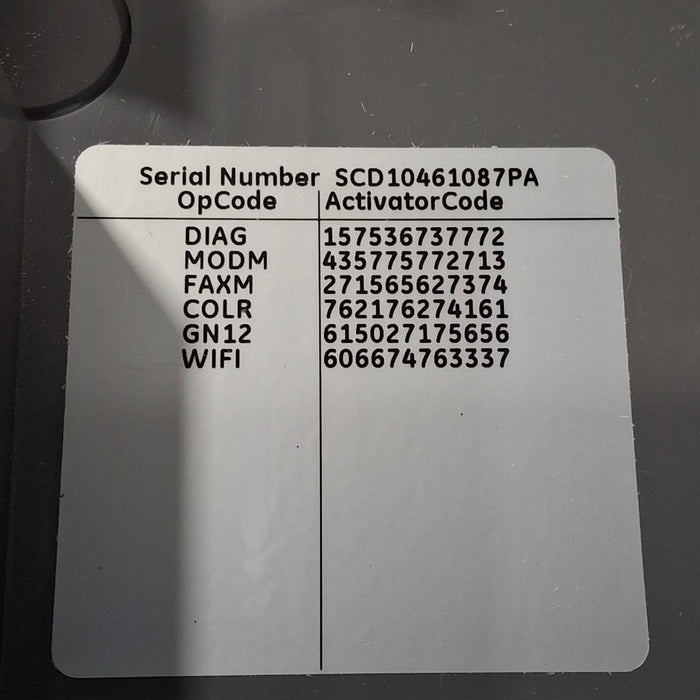 GE Healthcare MAC 5500 ECG without CAM Module