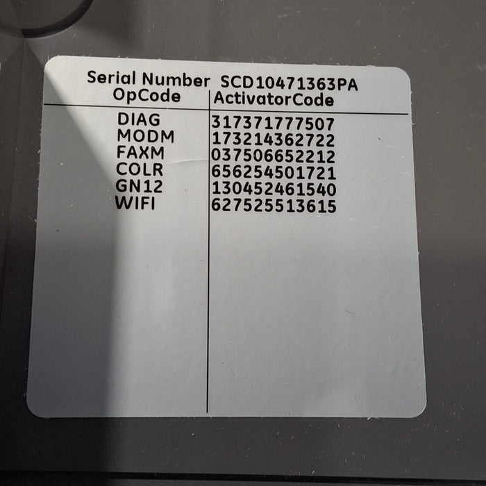 GE Healthcare MAC 5500 ECG without CAM Module