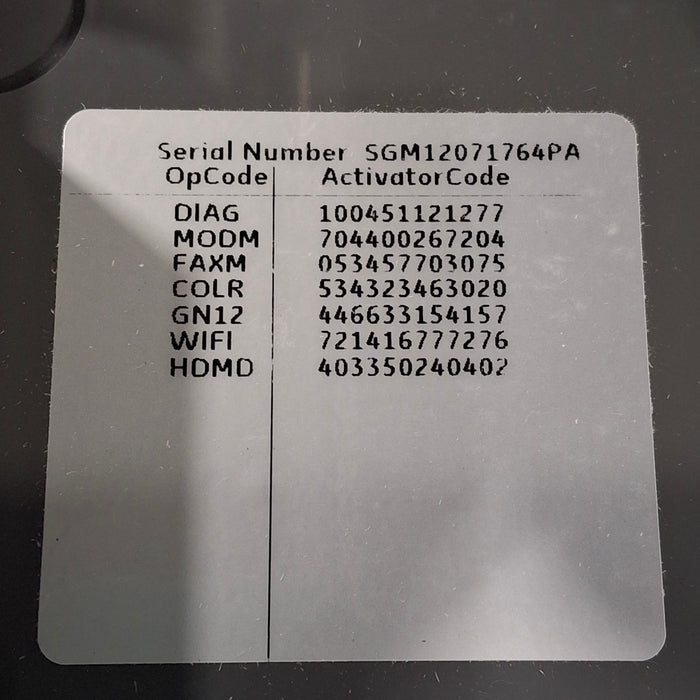 GE Healthcare MAC 5500 HD ECG without CAM Module