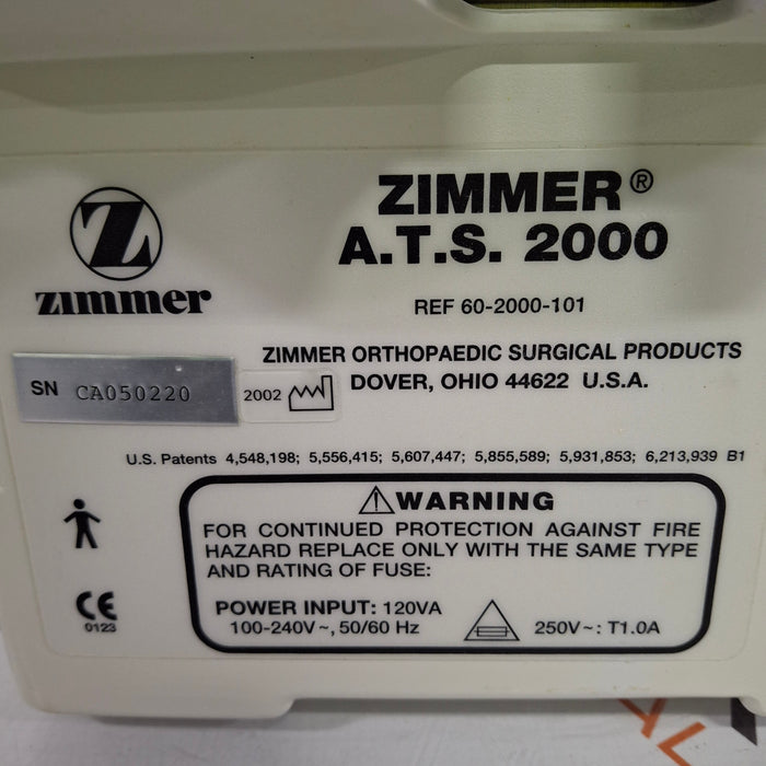 Zimmer ATS 2000 Automatic Tourniquet System