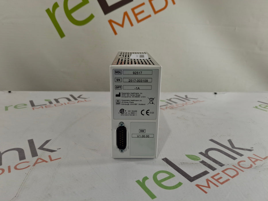 Spacelabs Healthcare 92517 Opt 1A Capnography Module