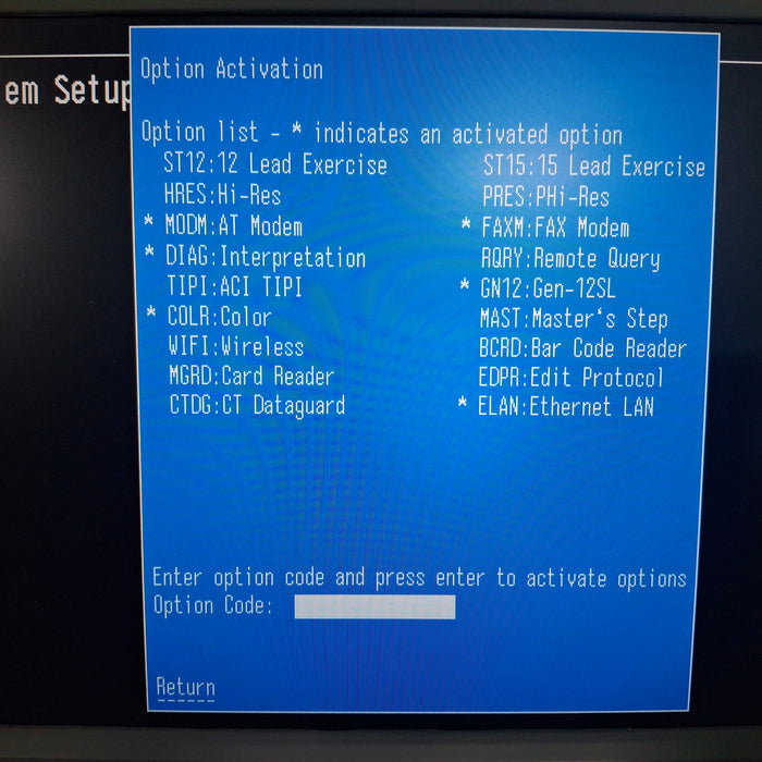 GE Healthcare MAC 5500 ECG without CAM Module