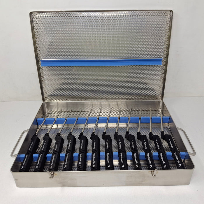 Ruggles Surgical Bayonet Cervical Curette Set