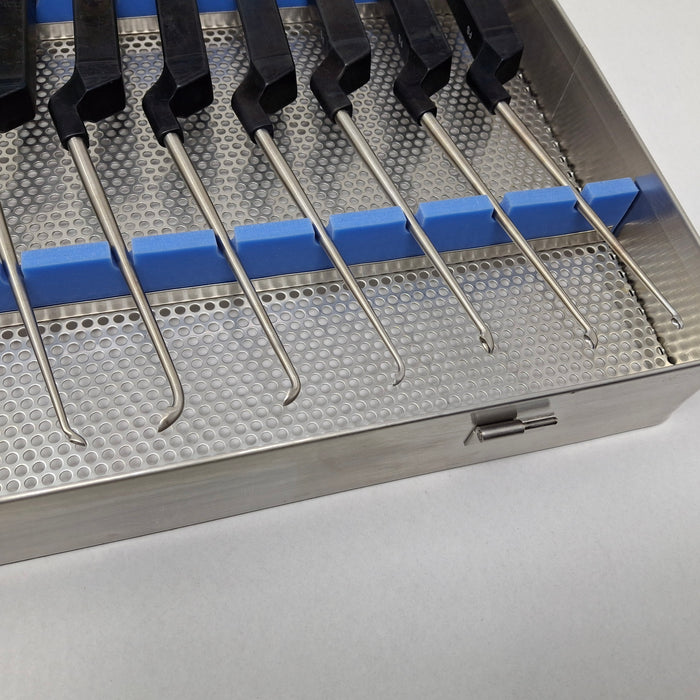 Ruggles Surgical Bayonet Cervical Curette Set