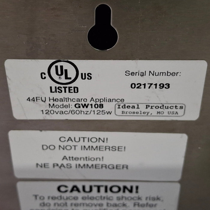 Ideal Products GW108 Gel Warmer