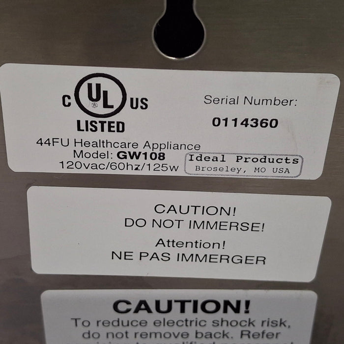 Ideal Products GW108 Gel Warmer