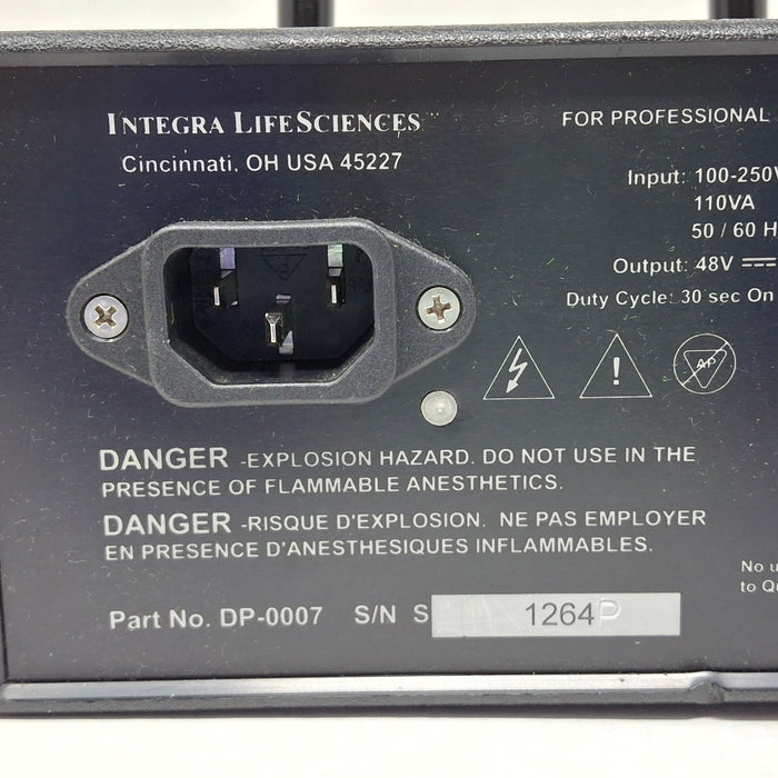 Integra Lifesciences Padgett DP-0007 Model S Electric Dermatome Power Supply