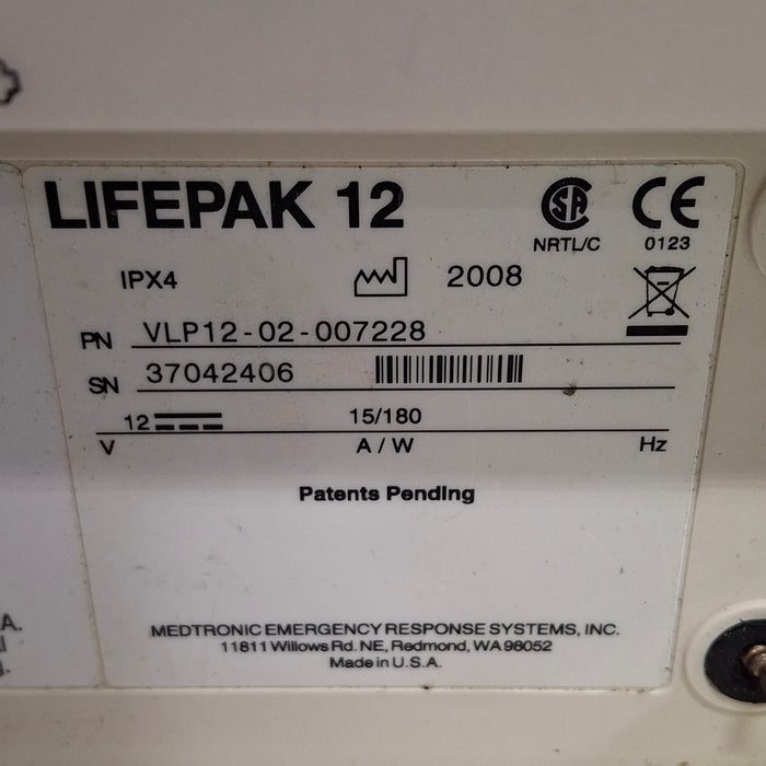 Physio-Control LifePak 12 12-Lead Defibrillator
