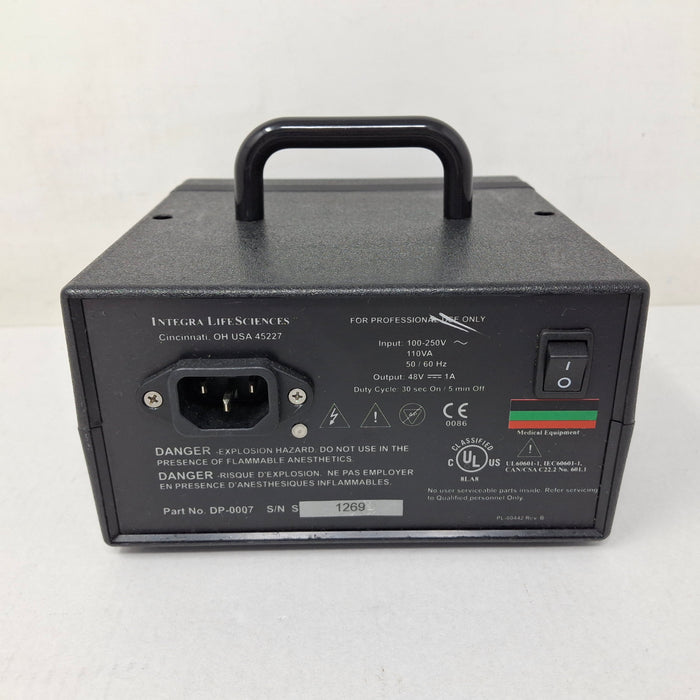 Integra Lifesciences Padgett DP-0007 Model S Electric Dermatome Power Supply