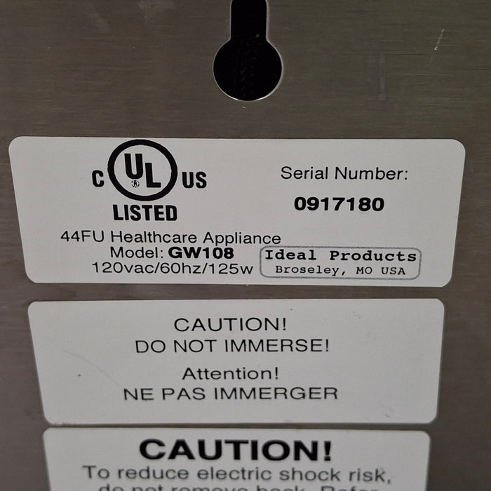 Ideal Products GW108 Gel Warmer