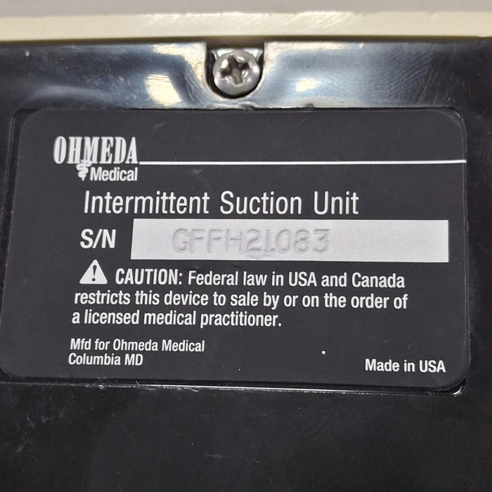 Ohmeda Medical 200 Intermittent Suction Unit