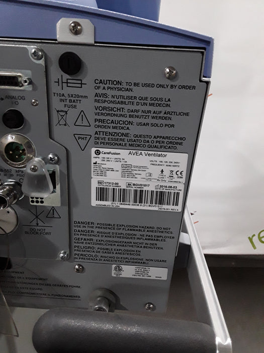 CareFusion Avea Ventilator
