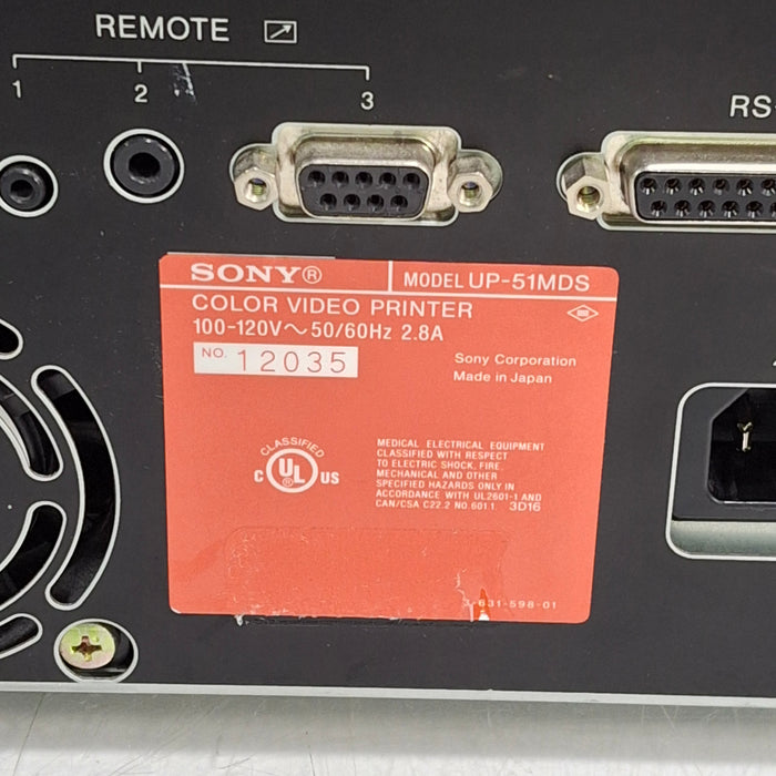Sony UP-51MDS Color Video Printer