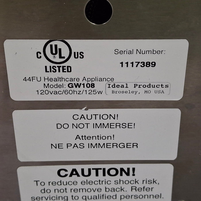 Ideal Products GW108 Gel Warmer