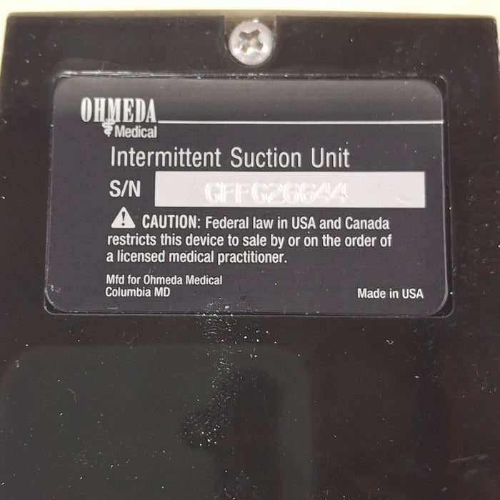 Ohmeda Medical 200 Intermittent Suction Unit