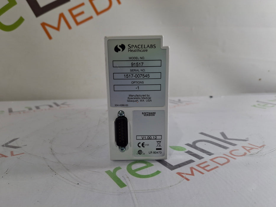 Spacelabs Healthcare Ultraview SL 91517 Multigas Analyzer