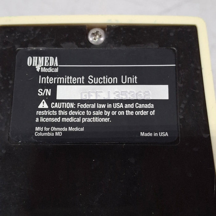 Ohmeda Medical 200 Intermittent Suction Unit
