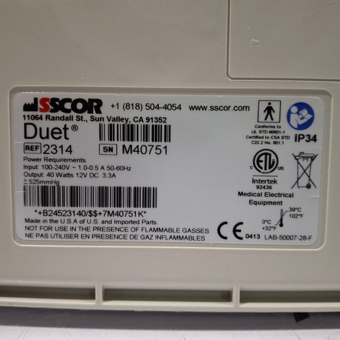 SSCOR, Inc. S-Scort Duet Portable Aspirator