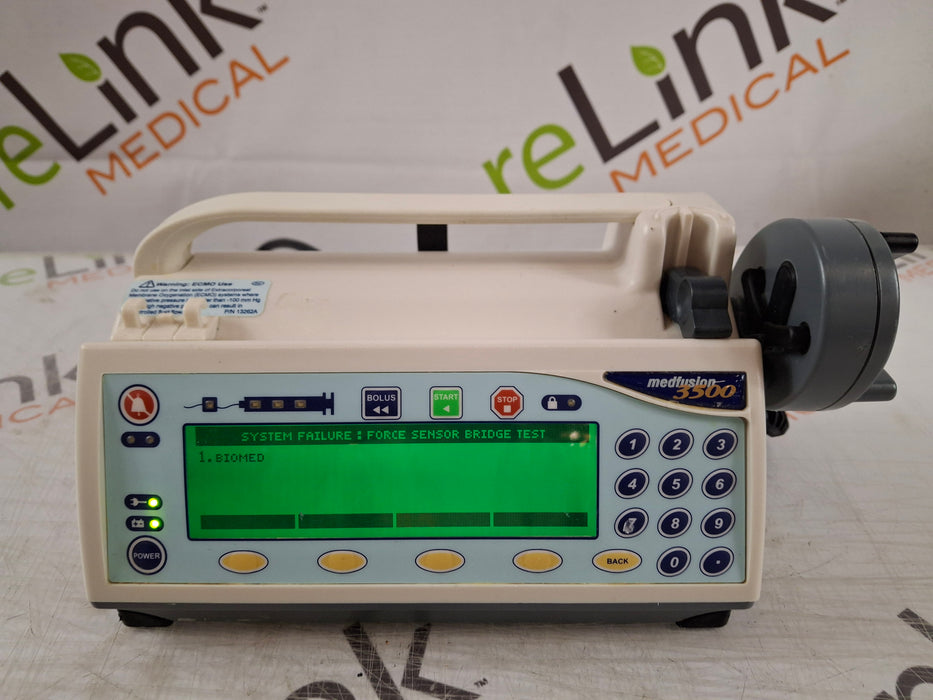 Smiths Medical Medfusion 3500 Version 3 Syringe Infusion Pump
