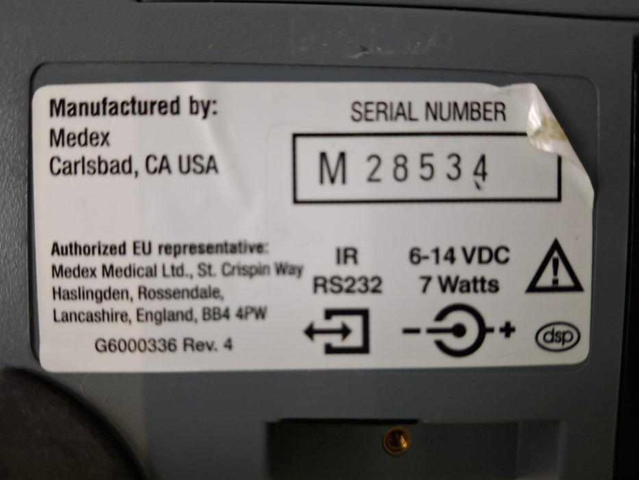 Smiths Medical Medfusion 3500 Version 3 Syringe Infusion Pump