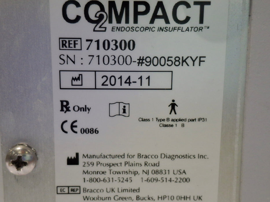 Bracco Diagnostics, Inc. Compact 2 Endoscopic Insufflator