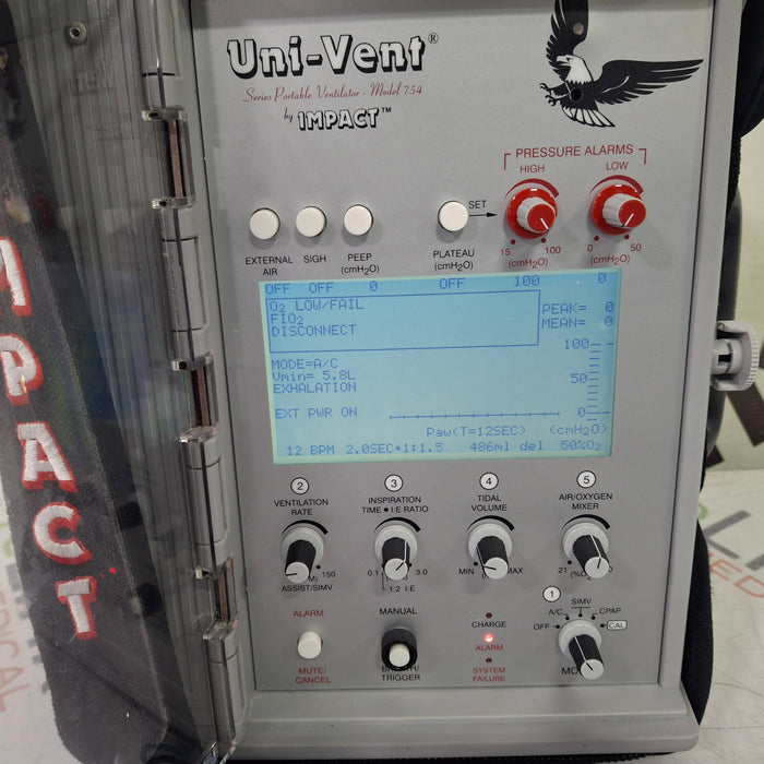Impact Instrumentation Inc. Uni-Vent 754 Portable Ventilator