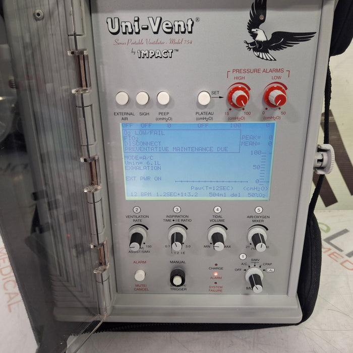 Impact Instrumentation Inc. Uni-Vent 754 Portable Ventilator