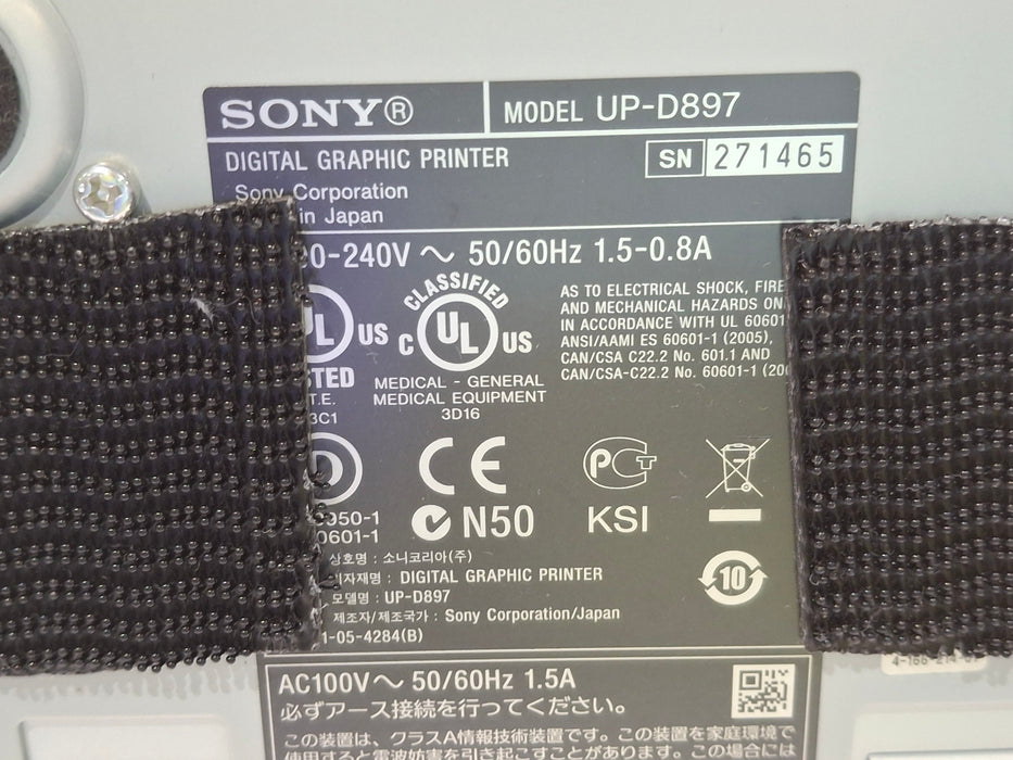 Sony UP-D897 Digital Graphic Printer