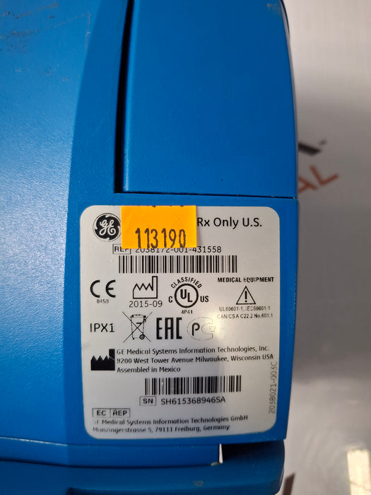 GE Healthcare Dinamap V100 - NIBP, SpO2, Temp Vital Signs Monitor