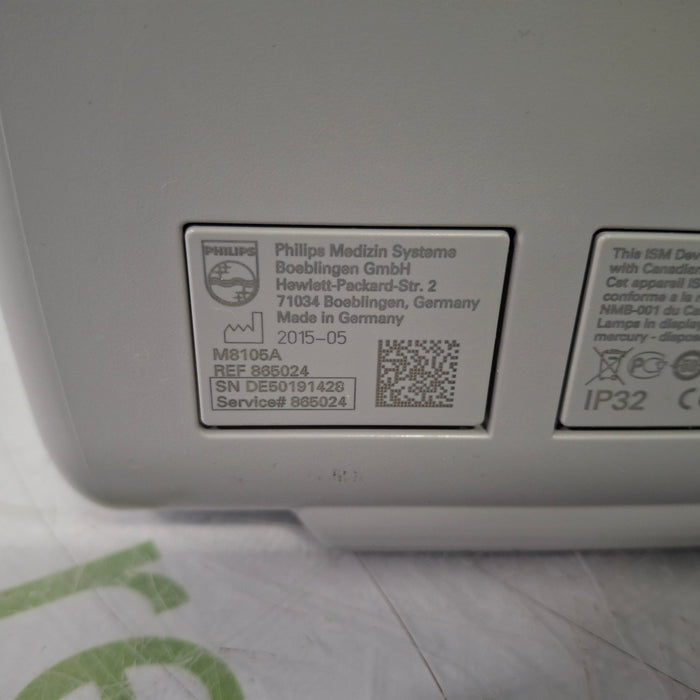 Philips Intellivue MP5 - ECG, Fast SpO2, NIBP, Press, Temp Patient Monitor