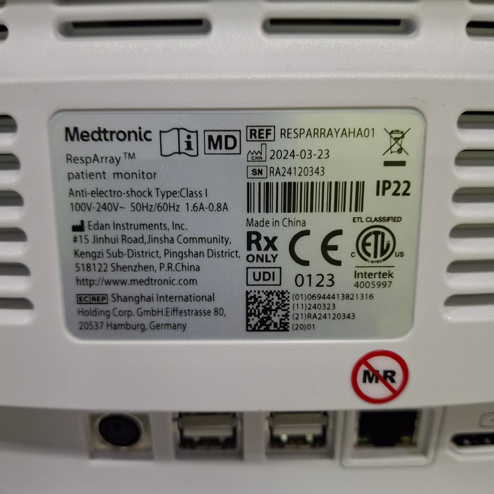 Medtronic RespArray Patient Monitor w/ Quick Start Kit and Wall Mount