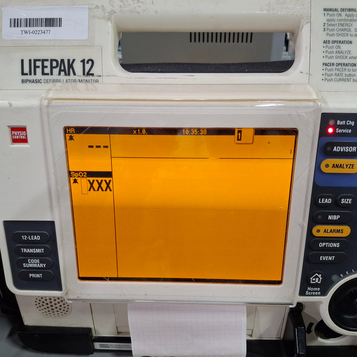 Physio-Control LifePak 12 12-Lead Defibrillator
